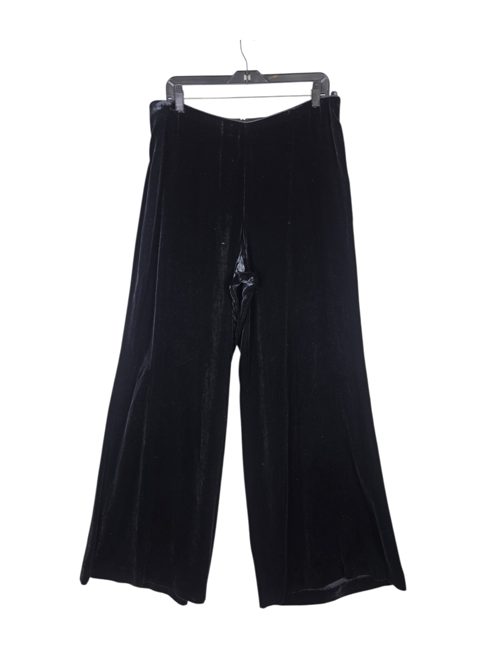 Wayne Clark X Holt Renfrew Velvet Silk blend Wide LegPants - Black